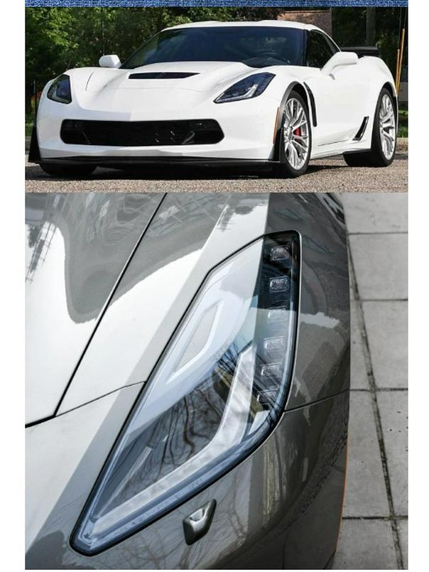 Transparent Headlight Covers for 2014-2019 Corvette C7