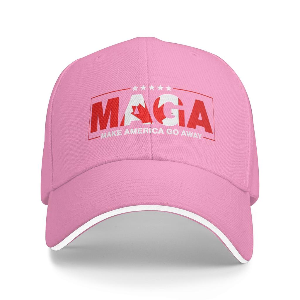 Unisex M.A.G.A Make America Go Away Canada Flag Outdoor Hat Summer Adjustable Baseball Caps New Baseball Cap Fashion Golf Hats
