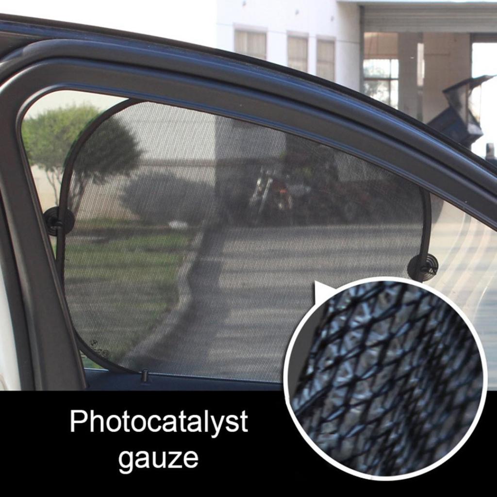 Car Side Rear Window Screen Sunshade Windshield UV Protection Mesh Cover Visor
