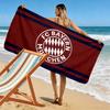 Asciugamano da Spiaggia con Stampa FC Bayern München, Asciugamano Grande Morbido Asciugatura Rapida per Spiaggia Campeggio Nuoto