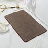 Hot Selling Washable Bath Rugs Microfiber Shaggy Non-Slip Bathroom Rug Bath Mat