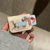 Leather Embroidered Dachshund AirpodsPro1 Headphone Case for Apple 1/1/1 Wireless Bluetooth Case