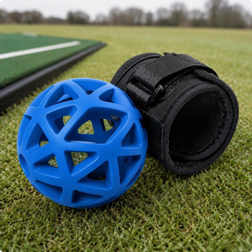 Golf Swing Form Guide Muscle Memory Wrist Training Ball Easy to Use for Golfers, Beginners,