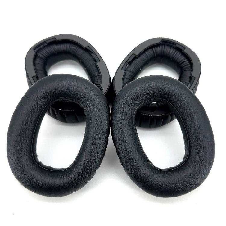 Replacement Headset Pads Protein Leather Earpads Breathability for Monitor 3 Active Noise Cancellation Headphone