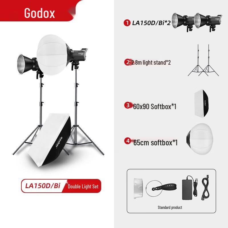 Godox LA150D LED Video Light Dual Kit