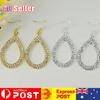 Hoop Earring Decorative Comfortable Exquisite Tear Drop Earrings for Festival