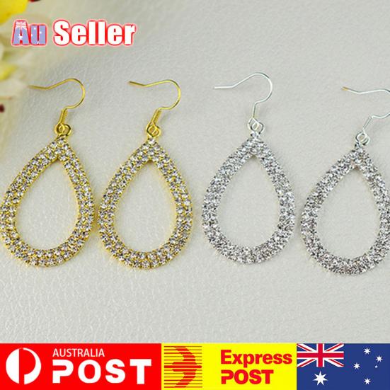 Hoop Earring Decorative Comfortable Exquisite Tear Drop Earrings for Festival
