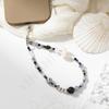 Natural Stone Beaded Mobile Phone Chain Women's Fashion Design Sense Mobile Phone Lanyard Short Anti-lost Mobile Phone Lanyard