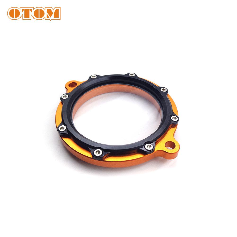 OTOM Motocycle Engine Cylinder Head Left Cover Timing Chain Visible Window Transparent Lid For HONDA CB250D-G KAYO T2 BSE ENDURO