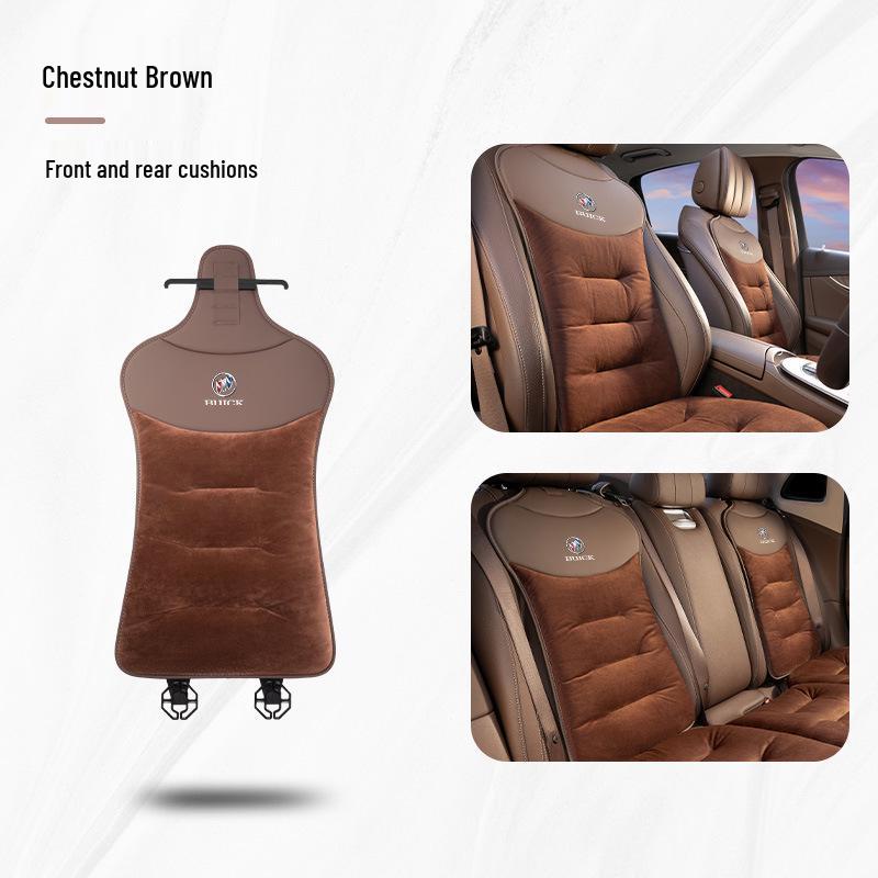 Flannel Winter Seat Cushions for Buick Envision Plus, Regal Velite 6, LaCrosse GL8 Series