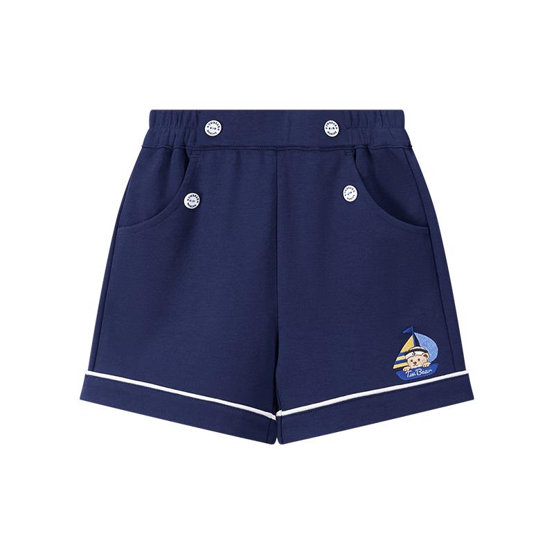 

Teenie Weenie Kids Baby Boy Nautical Style Roma Fabric Shorts 90