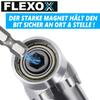 FLEXOX Bit Holder Flexible Pivoting Joint Angle Magnetic Screwdriver