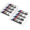BMW M Sport Emblem Car Stickers for 3, 5, 7 Series, M5/M4/M1/M3/M2, X5/X6 - Thunder Tail Emblem
