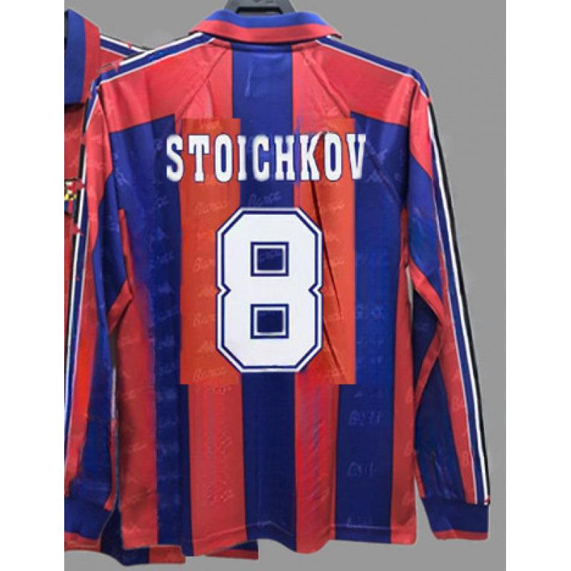 Nacionalinė M/S/AC retro futbolo uniforma klasikinė nostalgiška replika Tailandiška versija trumpomis rankovėmis sportinė apranga