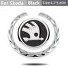LJUL4 For Skoda Logo 2 Kodiaq Yeti Karoq Superb A7 Tour RS Octavia Fabia 1 Rapid Car Window Side Sticker Auto Body Emblem Decoration