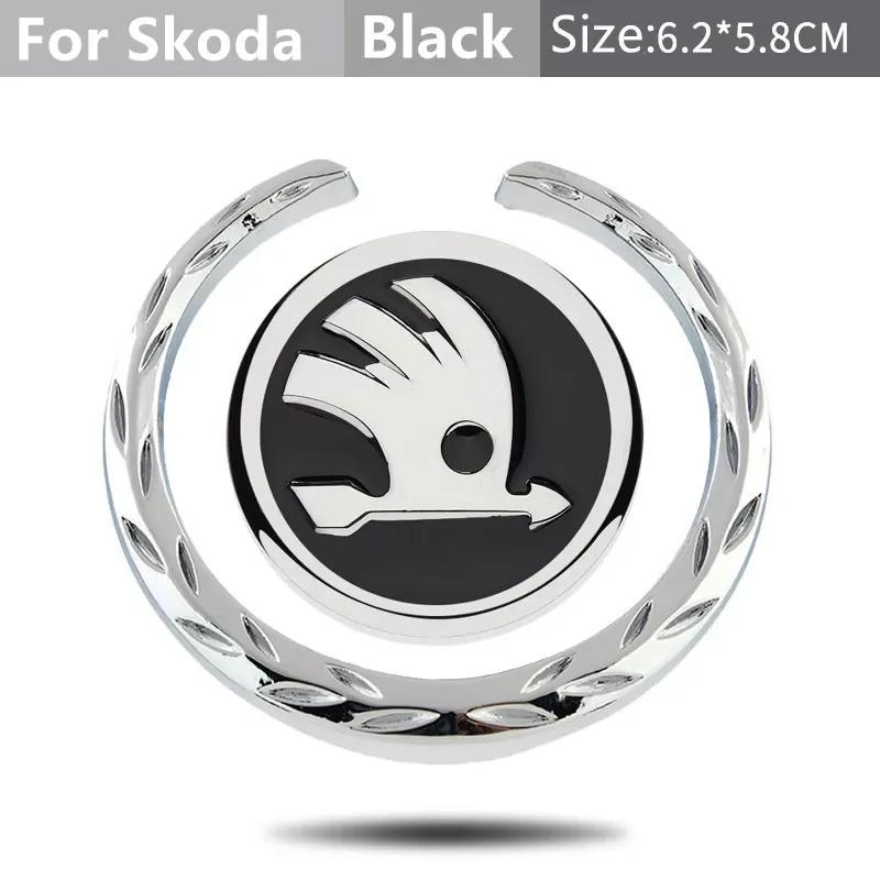 

2025 New Car Window Side Body badge Sticker for Skoda Logo Karoq Superb A7 2 Kodiaq Yeti Tour RS Octavia Fabia 1 Rapid Auto Acce чёрный