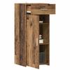 Storage Cabinet Reclaimed Wood Style 40 x 42.5 x 93 cm Engineered Wood