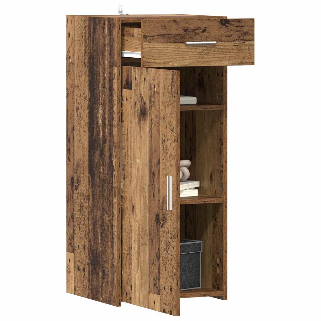 Storage Cabinet Reclaimed Wood Style 40 x 42.5 x 93 cm Engineered Wood