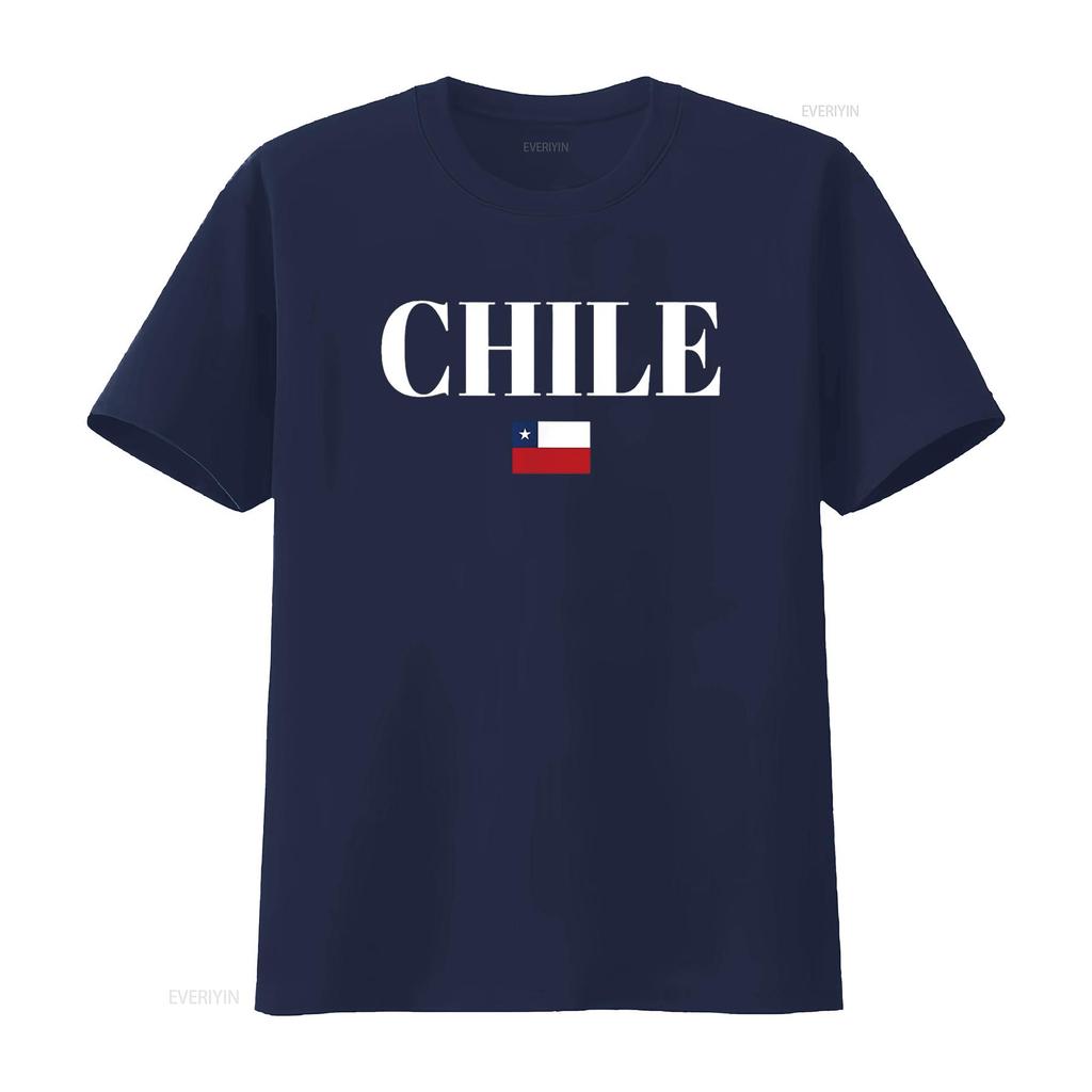 CHILE Flag Women T Shirt Vintage Washed Graphic Unisex Fashion Stylish Soft Top For Everyday Wear Designer Clothes Versatile