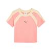 New PUMA DARE TO Raglan Sleeve T Shirt Women's Peach Pink 18 633249-18