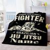 Jujitsu Personalized Text Blanket Multi-purpose Customizable Blanket Comfortable Perfect for Bed Picnics Nap Sofa Four Seasons Multipurpose