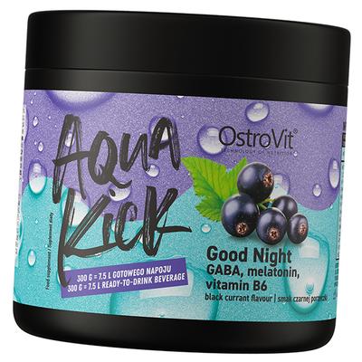 Gamma-Aminobuttersäure mit Melatonin und Vitamin B6, Aqua Kick Good Night, 300g Schwarze Johannisbeere (72250022)