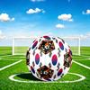 1pc Korean Sports Theme Size 5 Soccer Ball Professional Match Training Football Indoor &Outdoor Sports Ball Lightweight Durable c6647