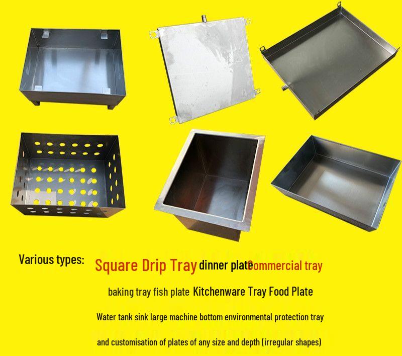 304 Stainless Steel Square Drip Tray