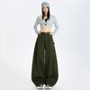 Autumn Spicy Scimitar Jeans: High Waist, Loose Fit, Drapey Mopping Wide-Leg Pants for Women