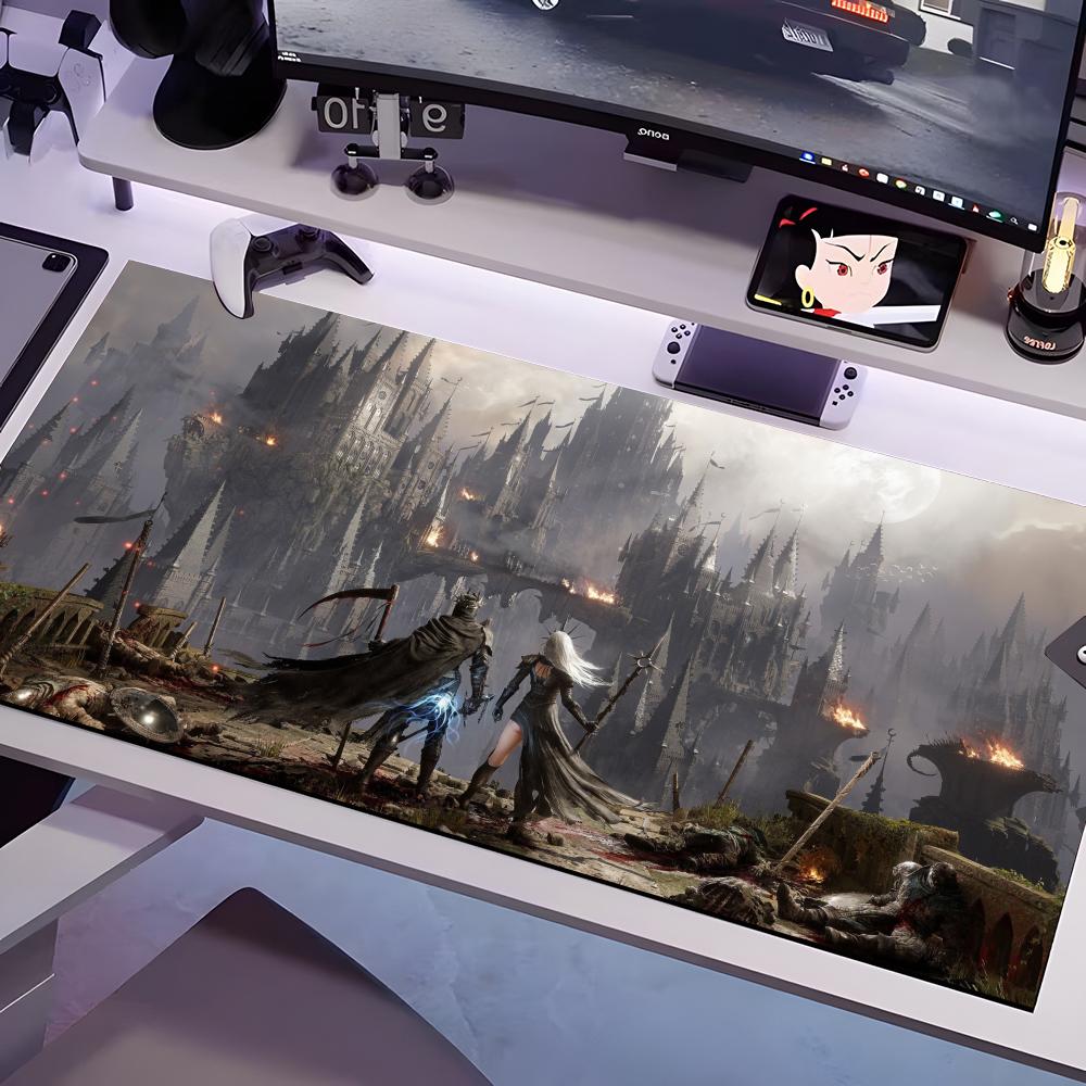 The L-Lords Of The F-Fallen Mouse Pad Multiple Sizes Large Square Computer Office Game Table Mats Rubber Anti-slip Mousepads