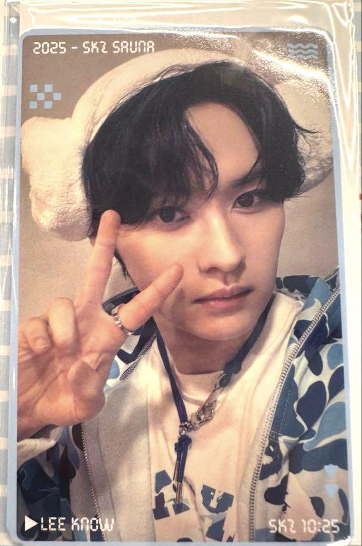 

[Б/У] Stray Kids Поп-ап Reno 10 000 иен Бонусная коллекционная карточка JYP Stray Kids Сауна