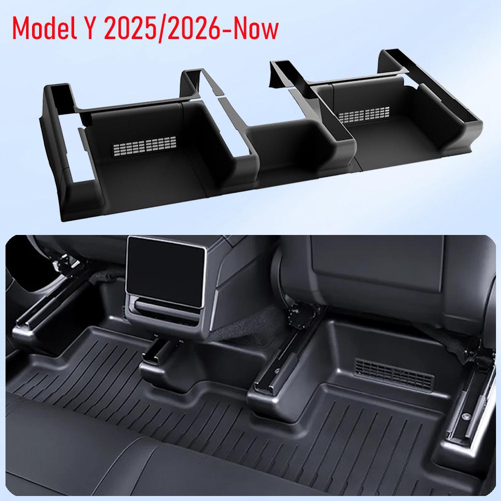 Anti-dirty Underseat Protector for Tesla Model Y Juniper 2026 2026 Under Seat Slide Rail Pad Seat Track Cover Seat Floor Mats