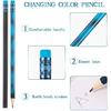 Outus 30 Pieces Color Changing Mood Pencil Bulk with Eraser 2B Wooden Heat Activated Fun Pencils Assorted Colors Thermochromic Pens Gifts for Prizes