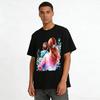 Back View Mother Child Floral Print Casual Top Pure Cotton T-shirt