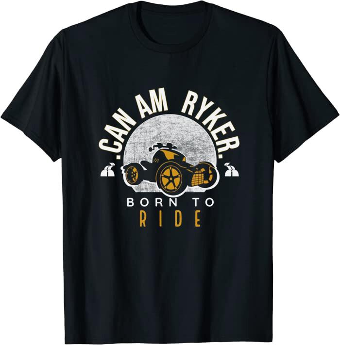 New Can Am Ryker Born To Ride Essential T-Shirt L