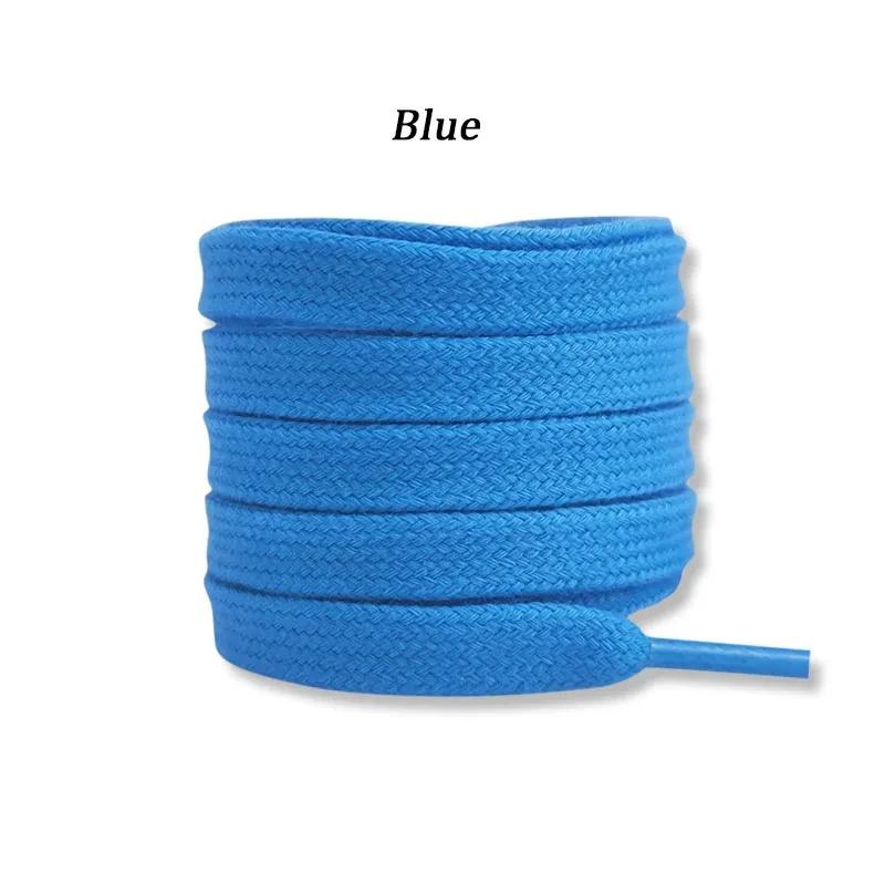 0,8 cm Breite Flache Schnürsenkel Tennis Turnschuhe Schuhbänder Qualität Baumwollschnürsenkel 80/100/120/140/160 cm 1 Paar Schnürsenkel Schuhzubehör