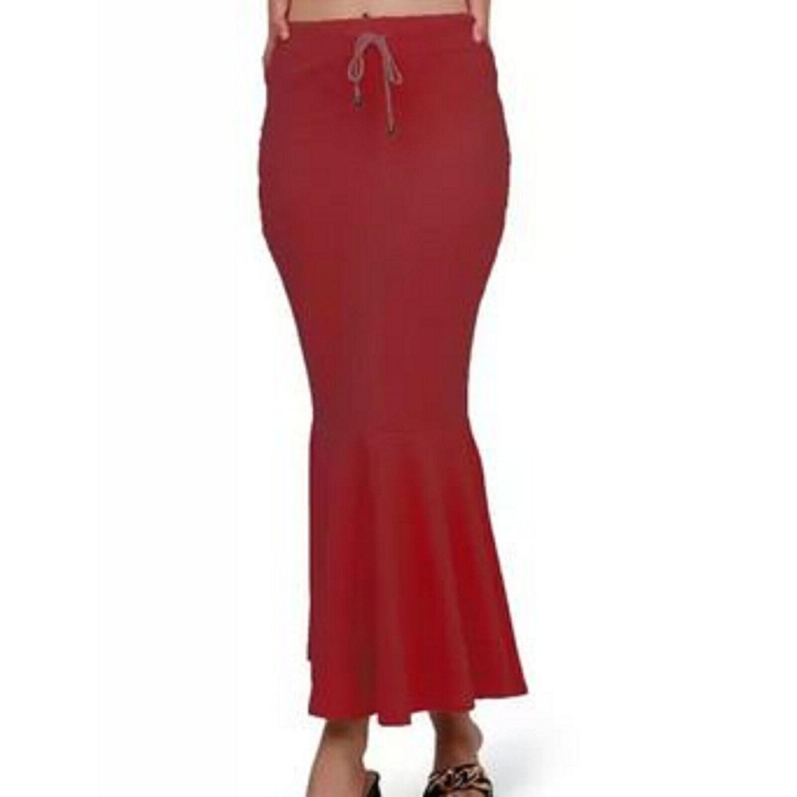 

@ Indian Traditiona Petticoat Mahroon Shapewear For Women MJ-253-60%OFF
