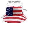 2026 Football Cup Fan Flag Printed Fisherman Hat, Outdoor Sunscreen Sunshade Hat, Personalized Custom Advertising Hat