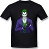 Men's Joker Cotton Vintage Short Sleeve T Shirt Black