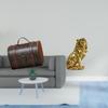 Vintage Wooden Jewelry Box Organizer with Lion Statue Decorative Treasure Chest Trinket Storage for