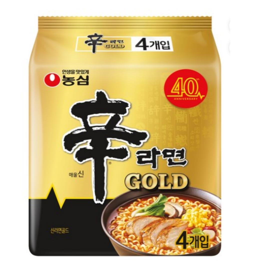 [Nongshim] Shin Ramyun Gold 4p