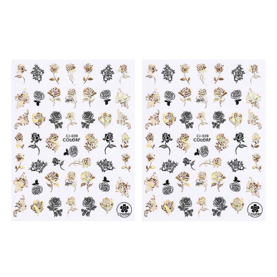 

2 шт. наклейки для дизайна ногтей, не выцветающие, легко наклеиваемые, самоклеящиеся, непадающие, сделай сам, День святого Валентина, красные сердечки, маникюрные наклейки, поставка для салонов красоты L