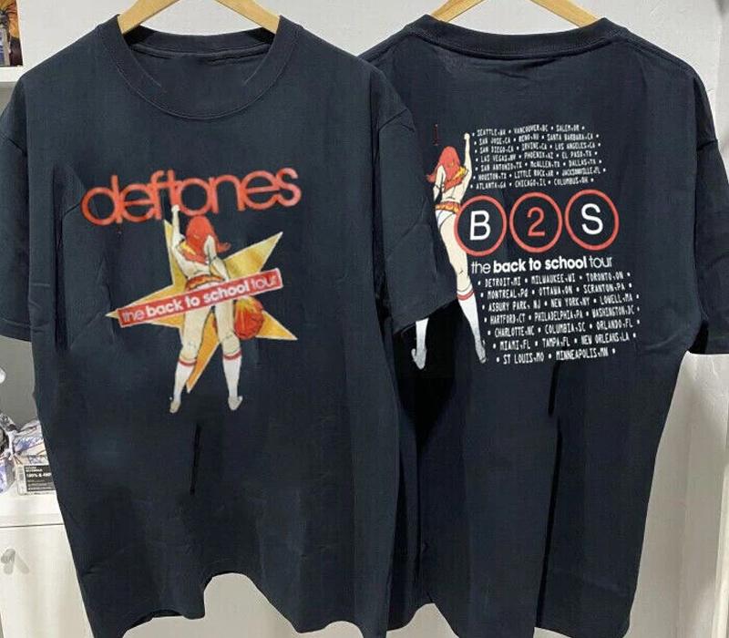 Deftones T Shirt Men High Quality Cotton T-shirt Fashion Women Short Sleeve Tops Punk Music Style Metal American Tops Clothing