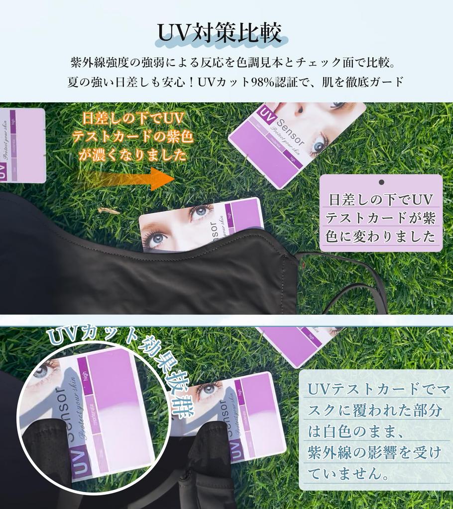 Kühlende UV-Gesichtsmaske UPF Sonnenschutz mit Nacken verstellbarem Ohr 3D-Design für eine schlankmachende Passform Perfekt für Pendler und Outdoor Schwarz [fiorifiore] Abdeckung,