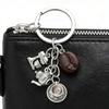 Cartoon Coffee Themed Key Holder With Detailed Bean Design Functional Fashionable Daily Charm Enhancement