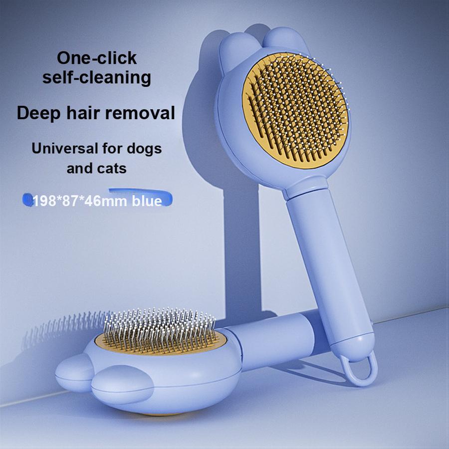 Rabbit Ear Comb Pet Grooming Brush for Cats and Dogs, Hair Removal Massage Tool Cat Licking Device Source Factory Agent Sales