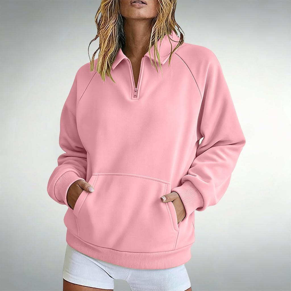 Women's Casual Sweatshirt Loose Fit Color for Everyday Wear