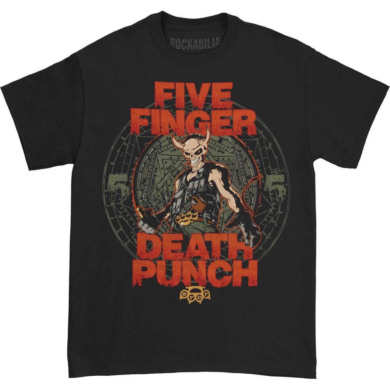 Men s Five Finger Death Punch Seal Your Fate T-shirt Small Black XXXL