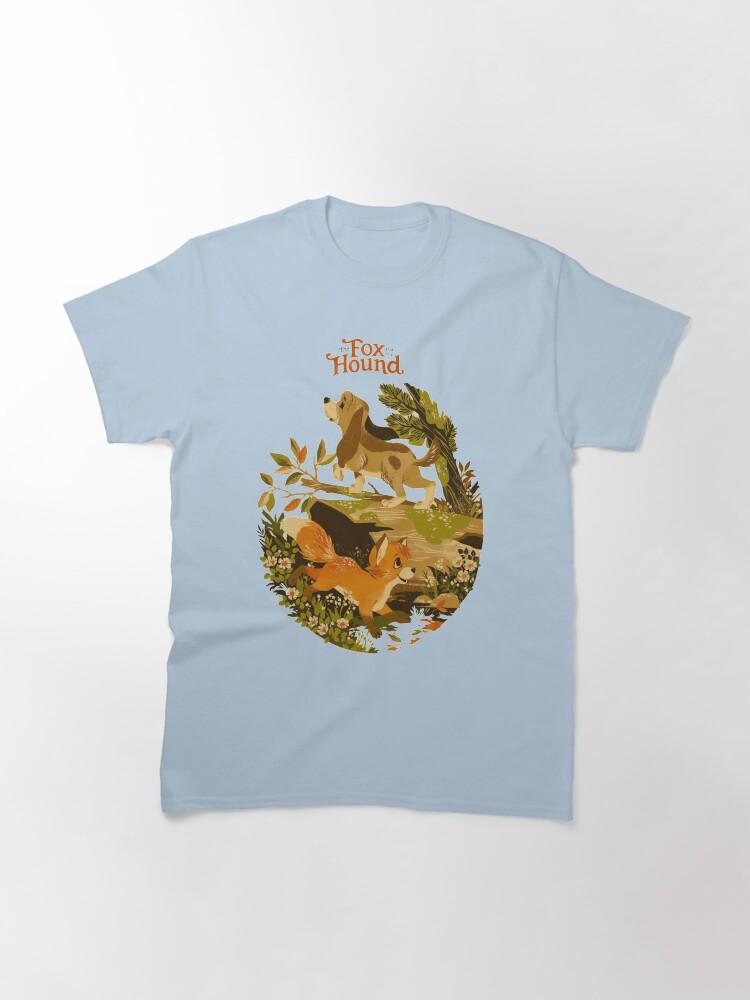 The Animals Cartoon fox and hound cute merch Classic T-Shirt