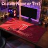 Hull KR Customized Name Text Mouse Pad, Large Desk Mouse Mat Personalized Home Office Present